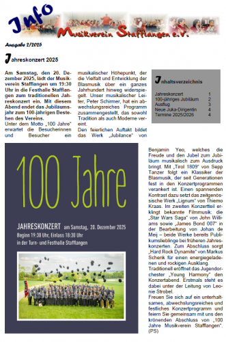 Vereinszeitung 2025/2